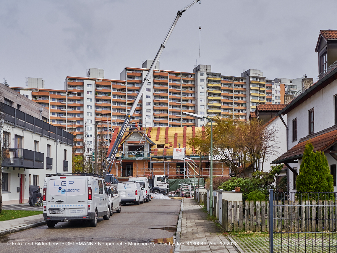 12.04.2023 - Baustelle Ottweiler Straße in Neuperlach